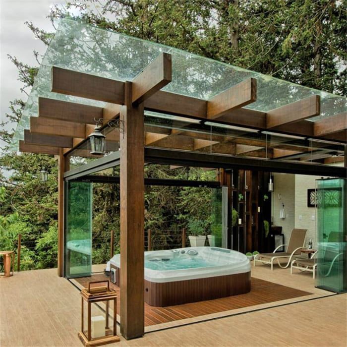 AHL耐候钢花园小屋凉亭