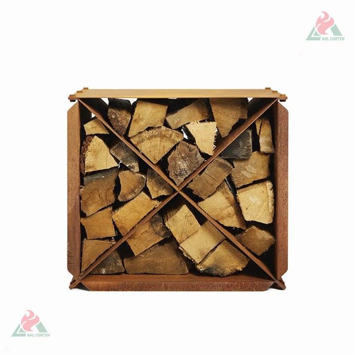Log Storage Shed Fireplace Log Rack Wood Stacking Rack
