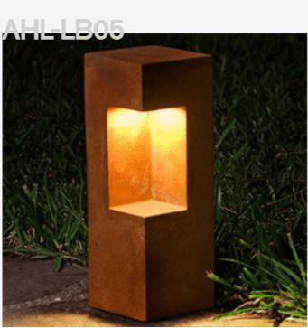 公共花园项目的Corten Steel Light Box