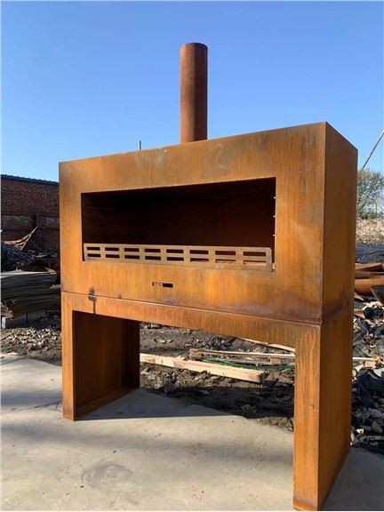 Metal Wood Burning Fire Pit Outdoor Decorative Fire Pit
