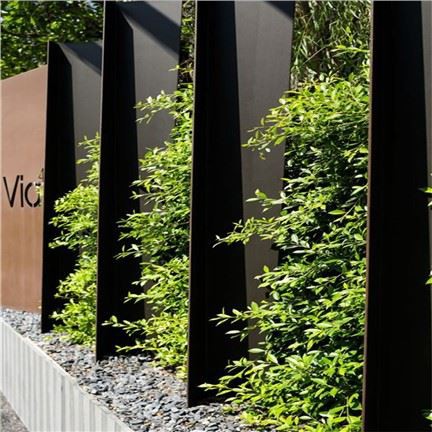 万能Corten A钢栅栏